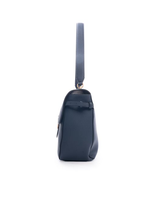 Borsa Love One Extra Sloucht in pelle bottalata Blu indaco PINKO | 105067 A2OXG08Q